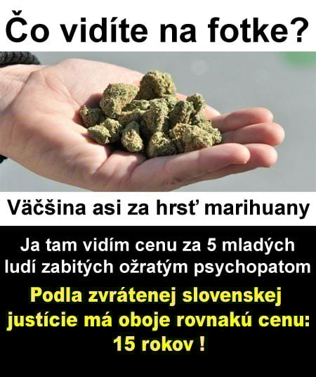 5 zabitých = hrsť mariše